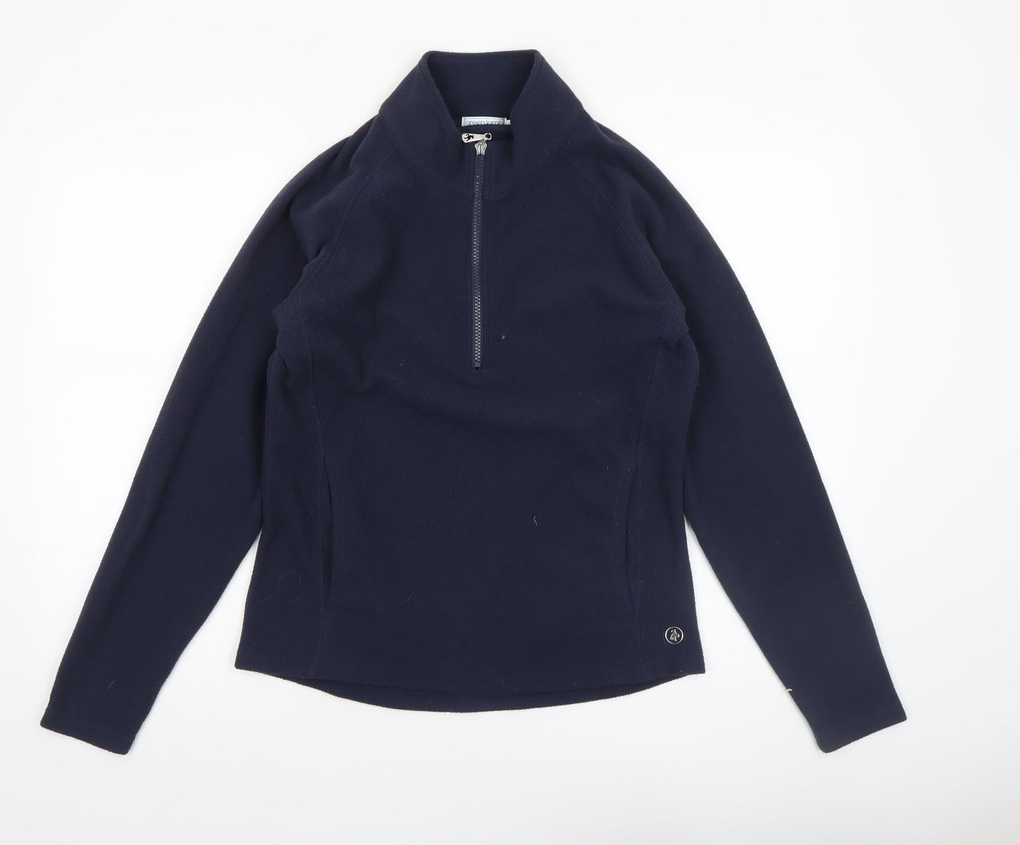 Womens UK Size 12 Green Lamb Blue Pullover Sweatshirt