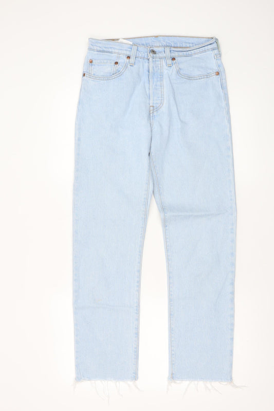 Womens UK Size 10 Levi's Regular Fit Straight Blue Jeans