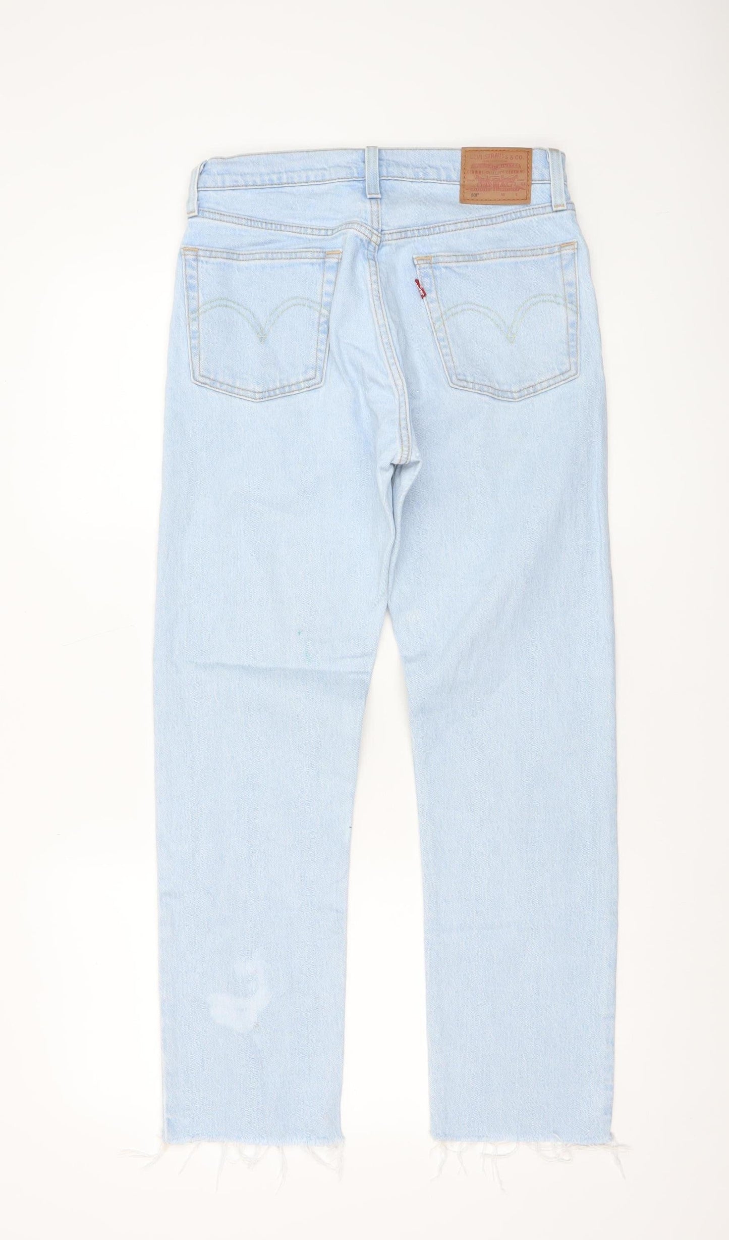 Womens UK Size 10 Levi's Regular Fit Straight Blue Jeans