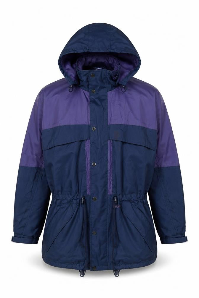 Mens UK Size M Outdoor Wear by RJM Blue Parka Coat