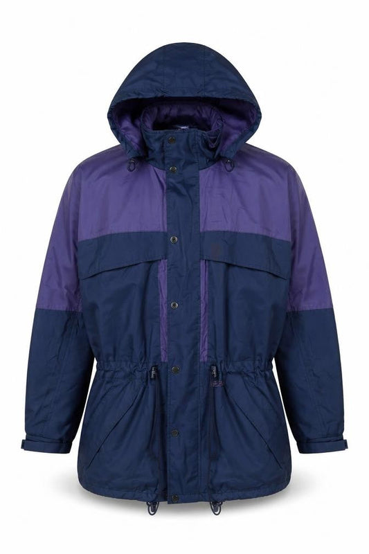 Mens UK Size M Outdoor Wear by RJM Blue Parka Coat