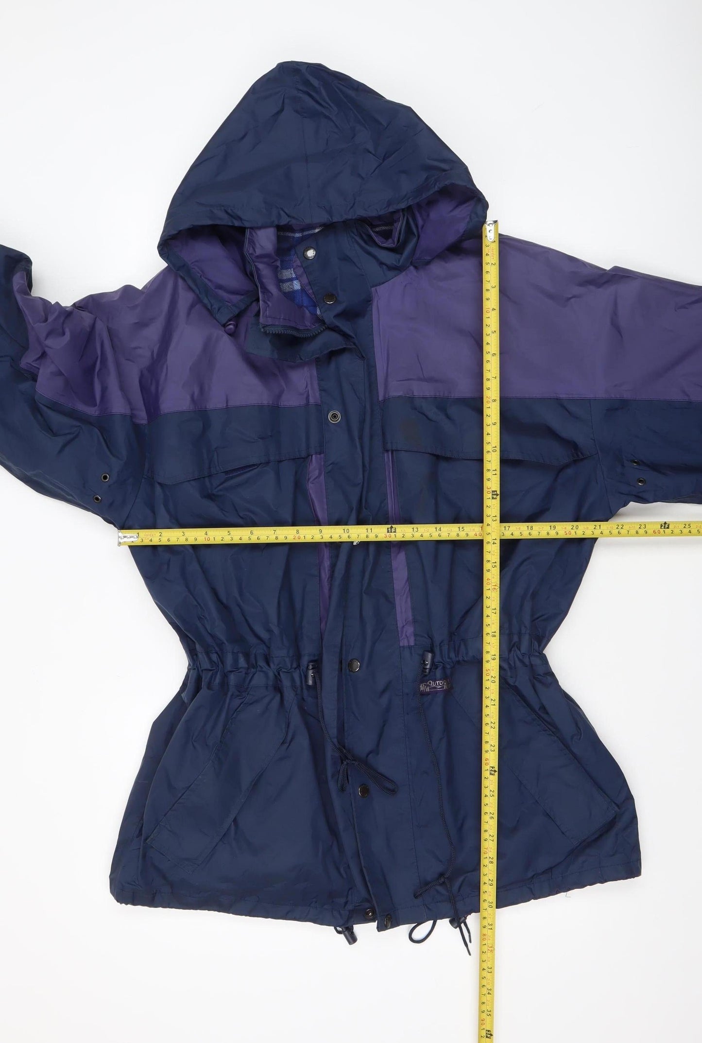 Mens UK Size M Outdoor Wear by RJM Blue Parka Coat