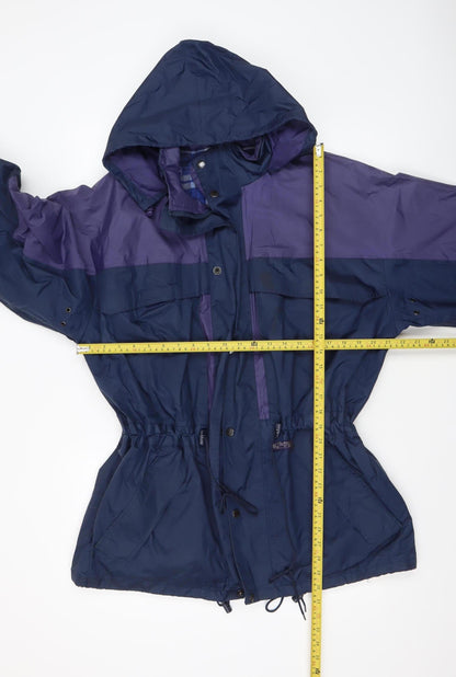 Mens UK Size M Outdoor Wear by RJM Blue Parka Coat