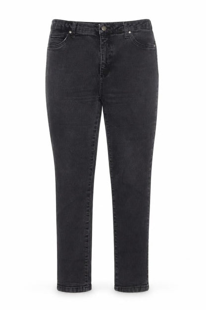Womens UK Size 16 Gallery Slim Fit Skinny Black Jeans