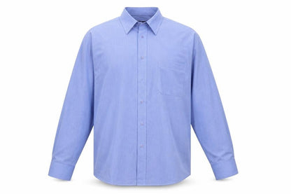 Mens UK Collar Size L Debenhams Smart Blue  Dress Shirt