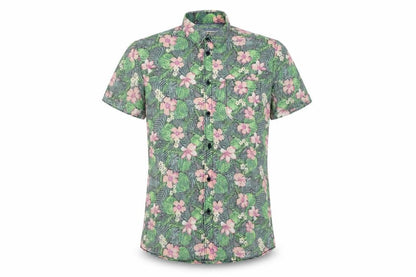 Jack & Jones Originals Men's Multicoloured Floral Short Sleeve Cotton Shirt Size S