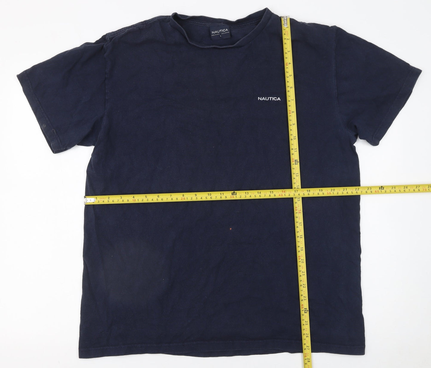 Mens UK Size L Nautica Blue  T-Shirt