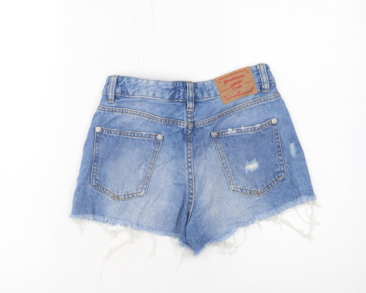 Womens UK Size 6 Stradivarius Relaxed Fit Hot Pants Shorts