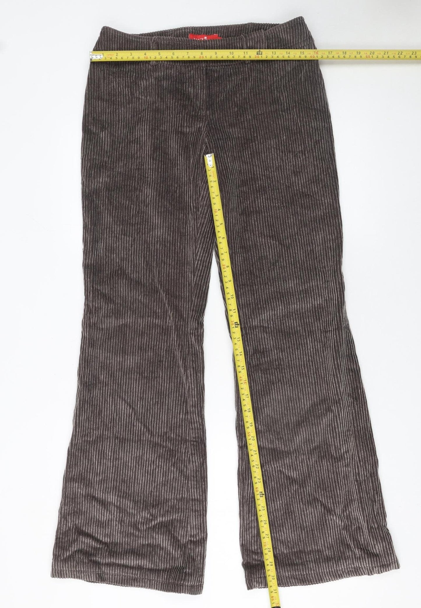 Womens UK Size L Madlan Jeans Regular Fit Casual Brown Trousers