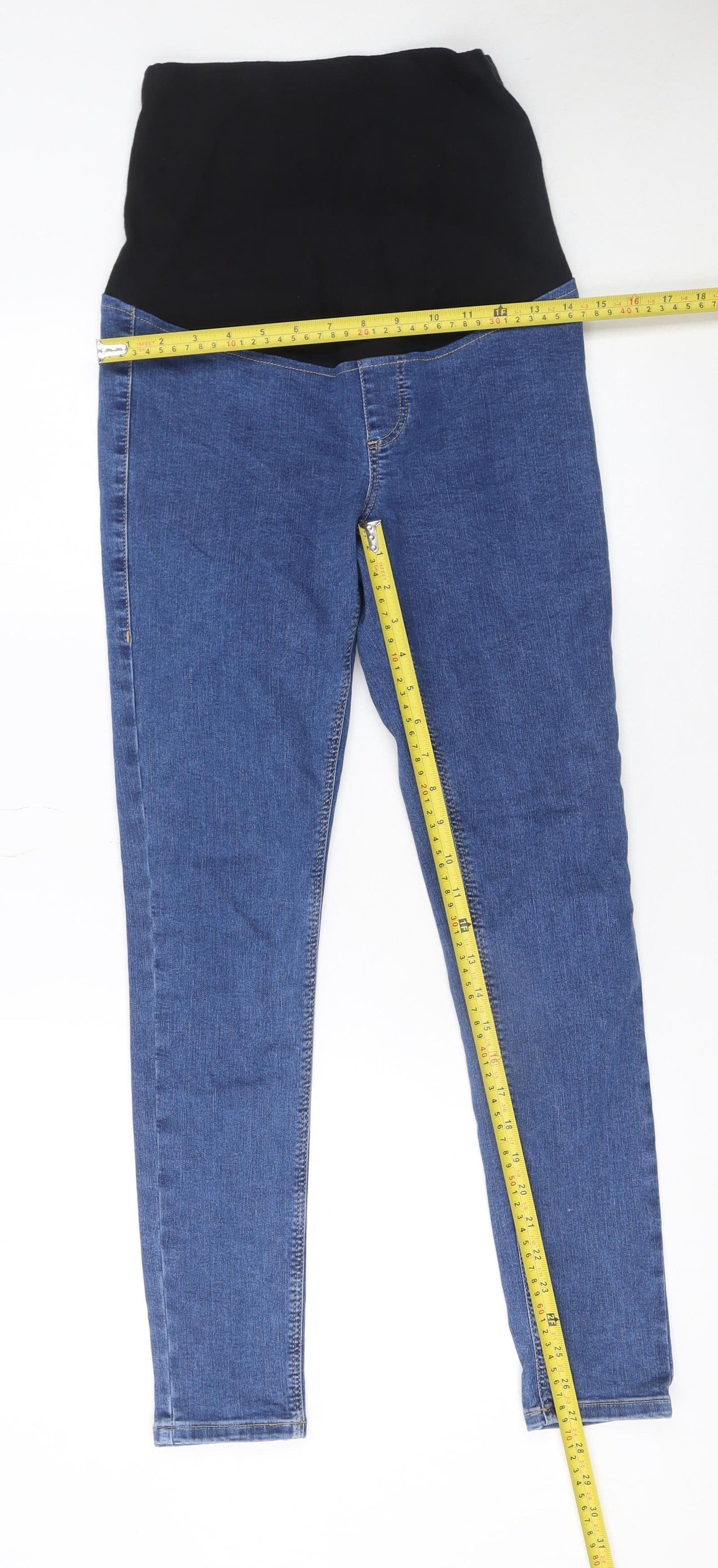 Womens UK Size 8 Topshop Slim Fit Jegging Blue Jeans