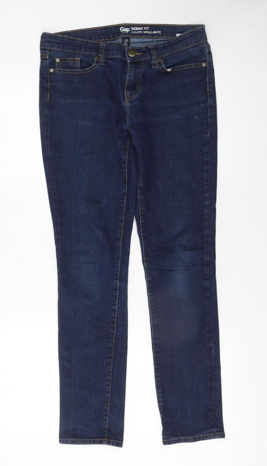 Womens UK Size 6 Gap Slim Fit Skinny Blue Jeans