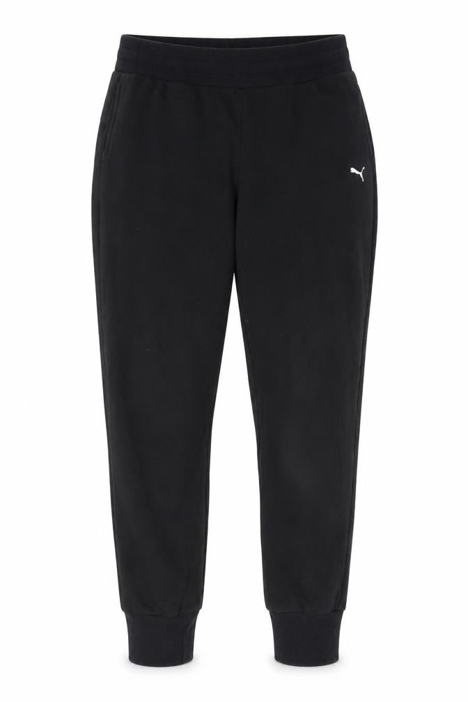 Womens UK Size M PUMA Regular Fit Jogger Black Trousers