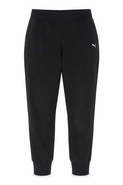 Womens UK Size M PUMA Regular Fit Jogger Black Trousers