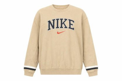 Womens UK Size M Nike Beige Pullover Sweatshirt