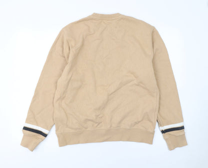 Womens UK Size M Nike Beige Pullover Sweatshirt