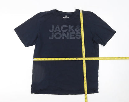 Boys UK Size 16 Years JACK & JONES Blue Basic T-Shirt