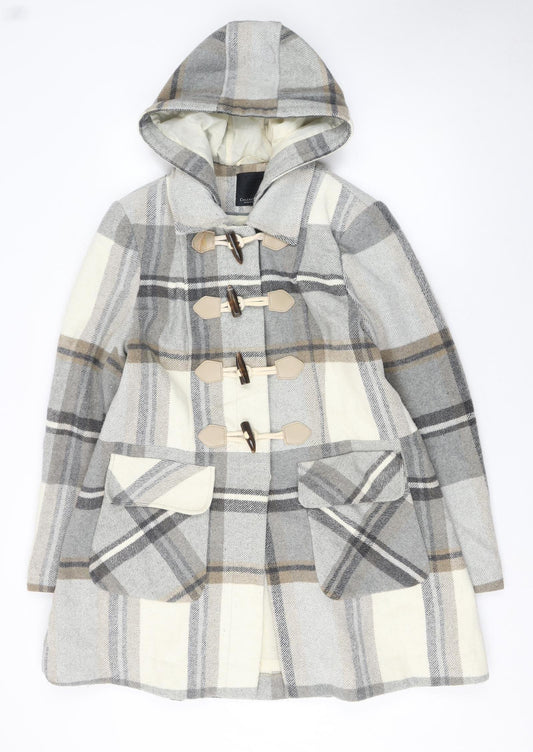 Womens UK Size 16 Debenhams Grey Duffle Coat