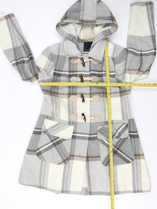 Womens UK Size 16 Debenhams Grey Duffle Coat