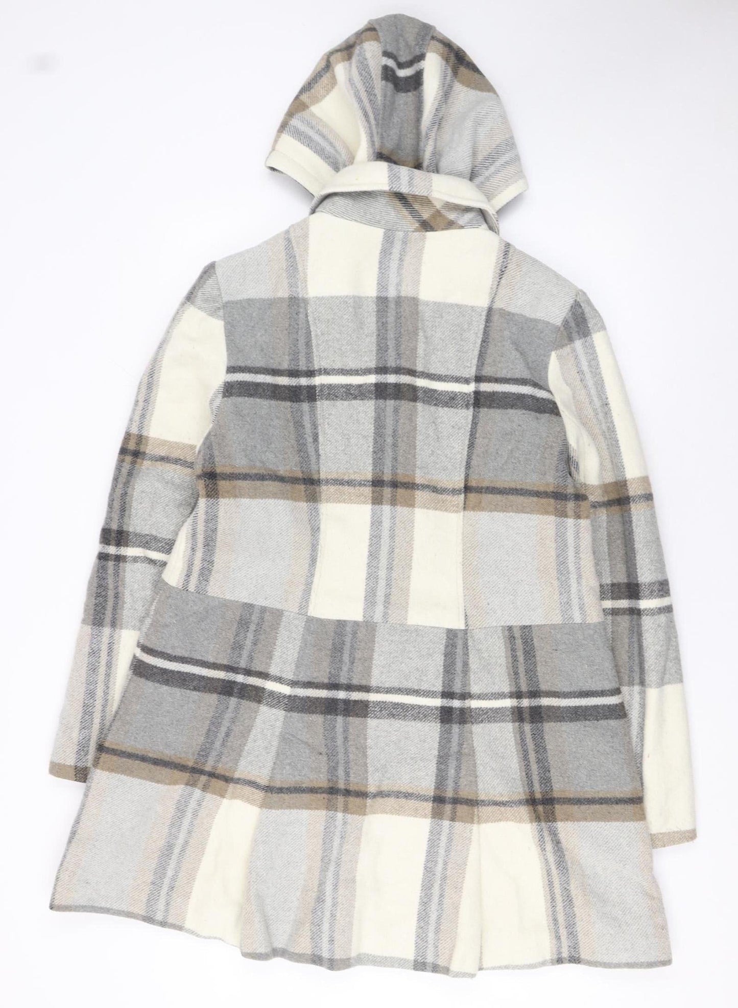 Womens UK Size 16 Debenhams Grey Duffle Coat