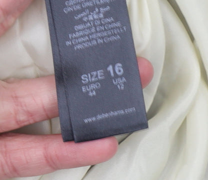 Womens UK Size 16 Debenhams Grey Duffle Coat