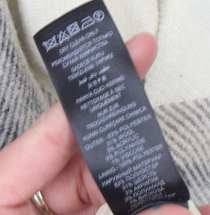 Womens UK Size 16 Debenhams Grey Duffle Coat