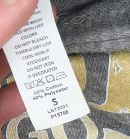 Mens UK Size S Lane Seven Grey Pullover Hoodie