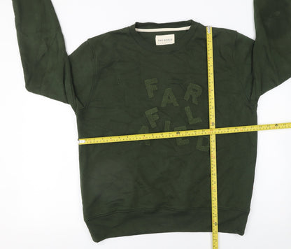 Womens UK Size M Far Afield Green Pullover Sweatshirt