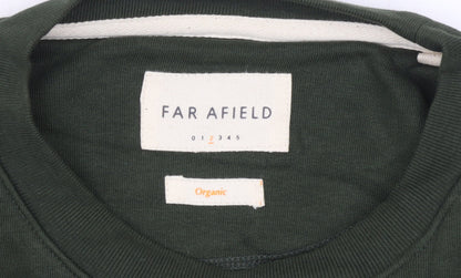 Womens UK Size M Far Afield Green Pullover Sweatshirt
