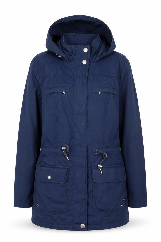 Womens UK Size 12 Esprit Blue Parka Coat