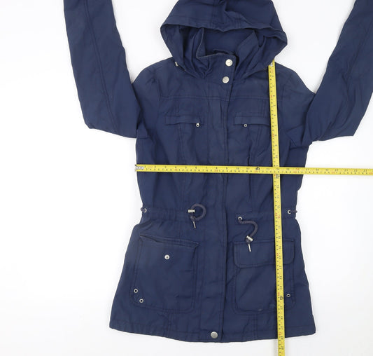 Womens UK Size 12 Esprit Blue Parka Coat