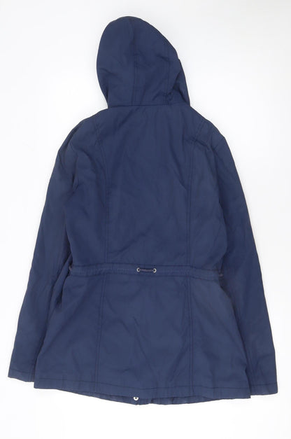 Womens UK Size 12 Esprit Blue Parka Coat