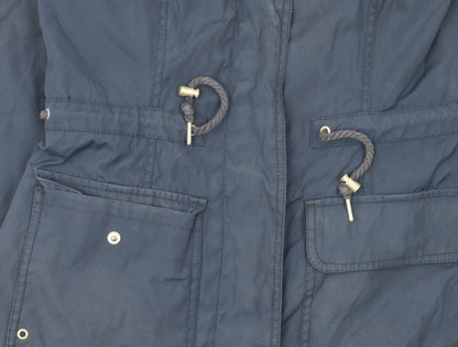 Womens UK Size 12 Esprit Blue Parka Coat
