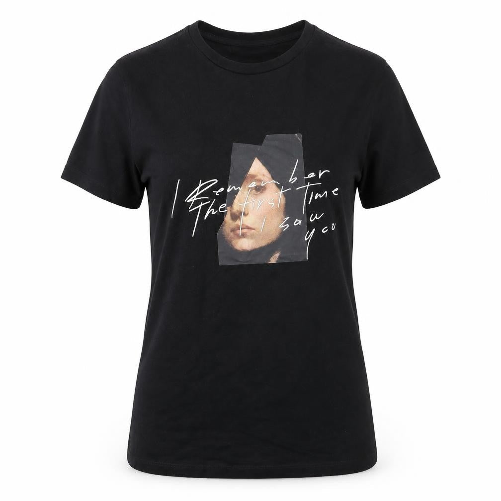 Womens UK Size XS H&M Black Basic T-Shirt