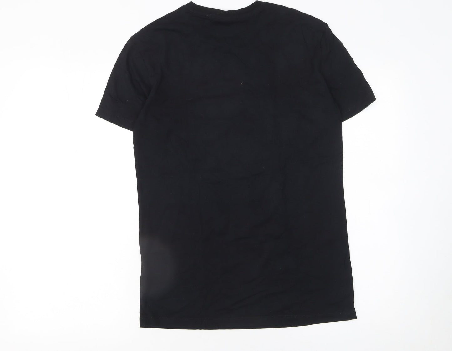 Womens UK Size XS H&M Black Basic T-Shirt