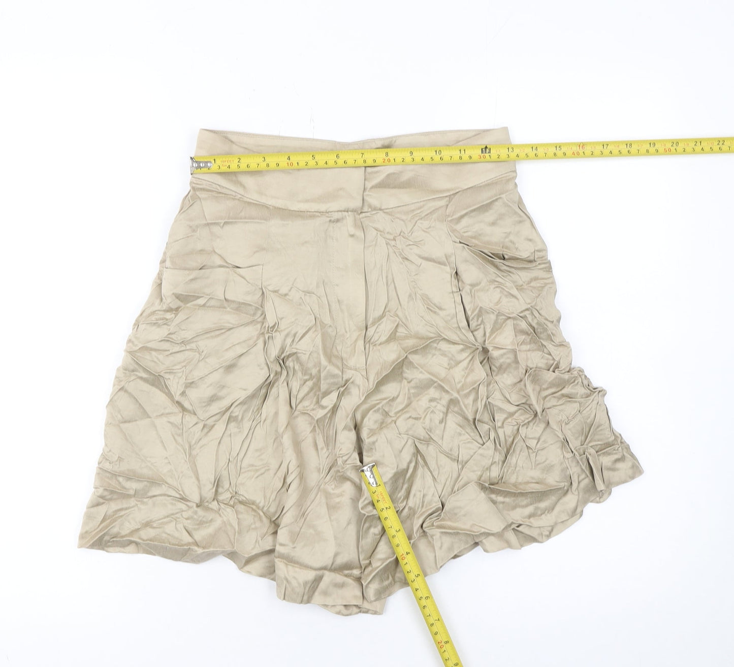 Womens UK Size 8 Massimo Dutti Relaxed Fit Culotte Shorts