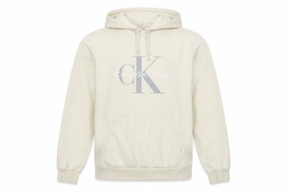 Mens UK Size L Calvin Klein Beige Pullover Hoodie