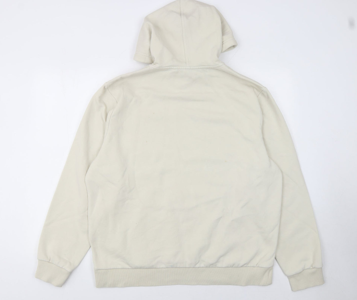 Mens UK Size L Calvin Klein Beige Pullover Hoodie