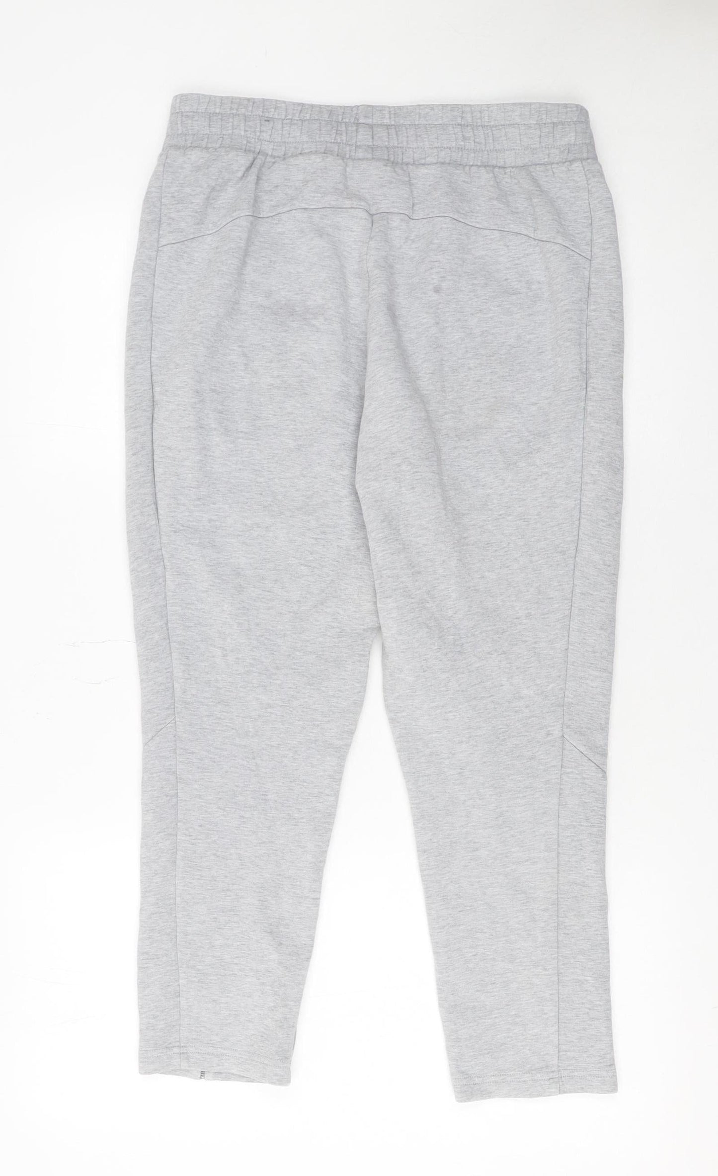 Womens UK Size M PUMA Regular Fit Jogger Grey Trousers