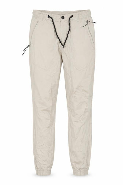Mens UK Size S Denim Relaxed Fit Jogger Beige Trousers