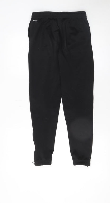 Boys UK Size 11-12 Years PUMA Slim Fit Jogger Black Trousers