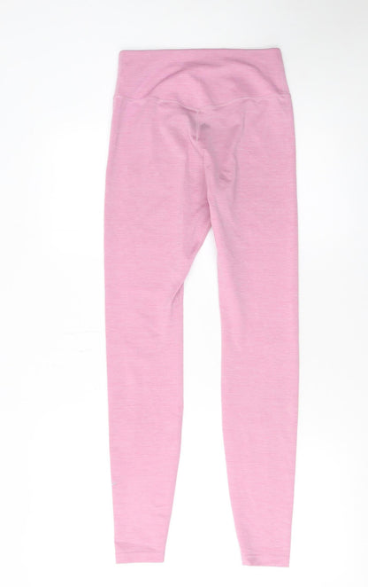 Womens UK Size S Nike Slim Fit Leggings Pink Leggings