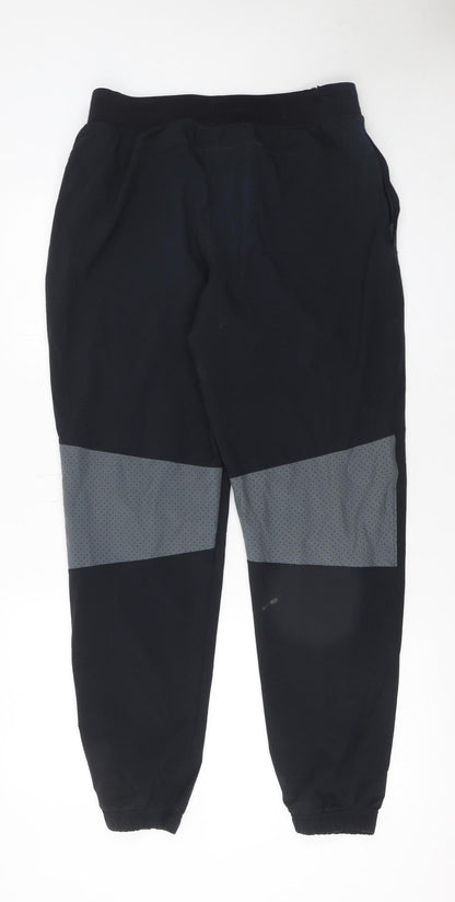 Mens UK Size L Under armour Regular Fit Jogger Black Trousers