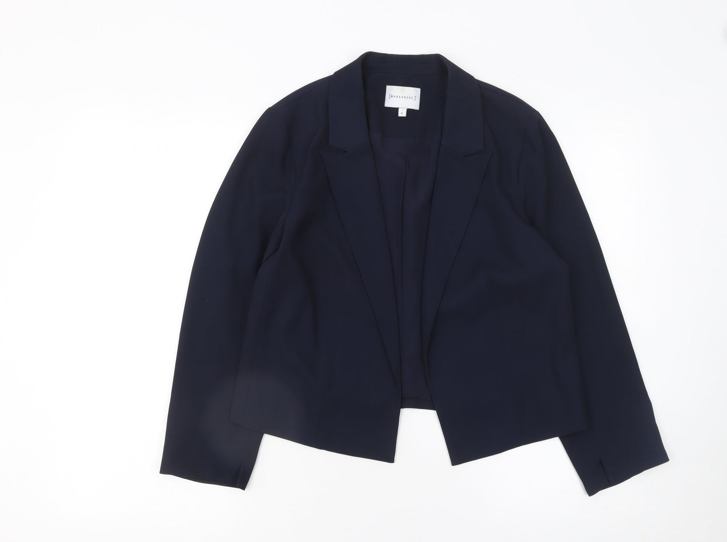 Womens UK Size 10 Warehouse Regular Blue Blazer