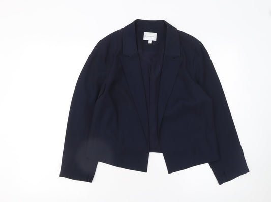 Womens UK Size 10 Warehouse Regular Blue Blazer