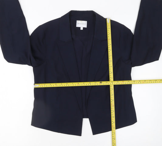 Womens UK Size 10 Warehouse Regular Blue Blazer