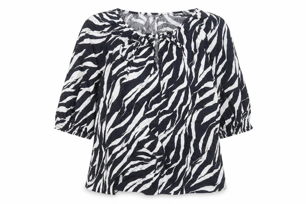 Womens UK Size 14 Marks and Spencer Black Tunic Blouse
