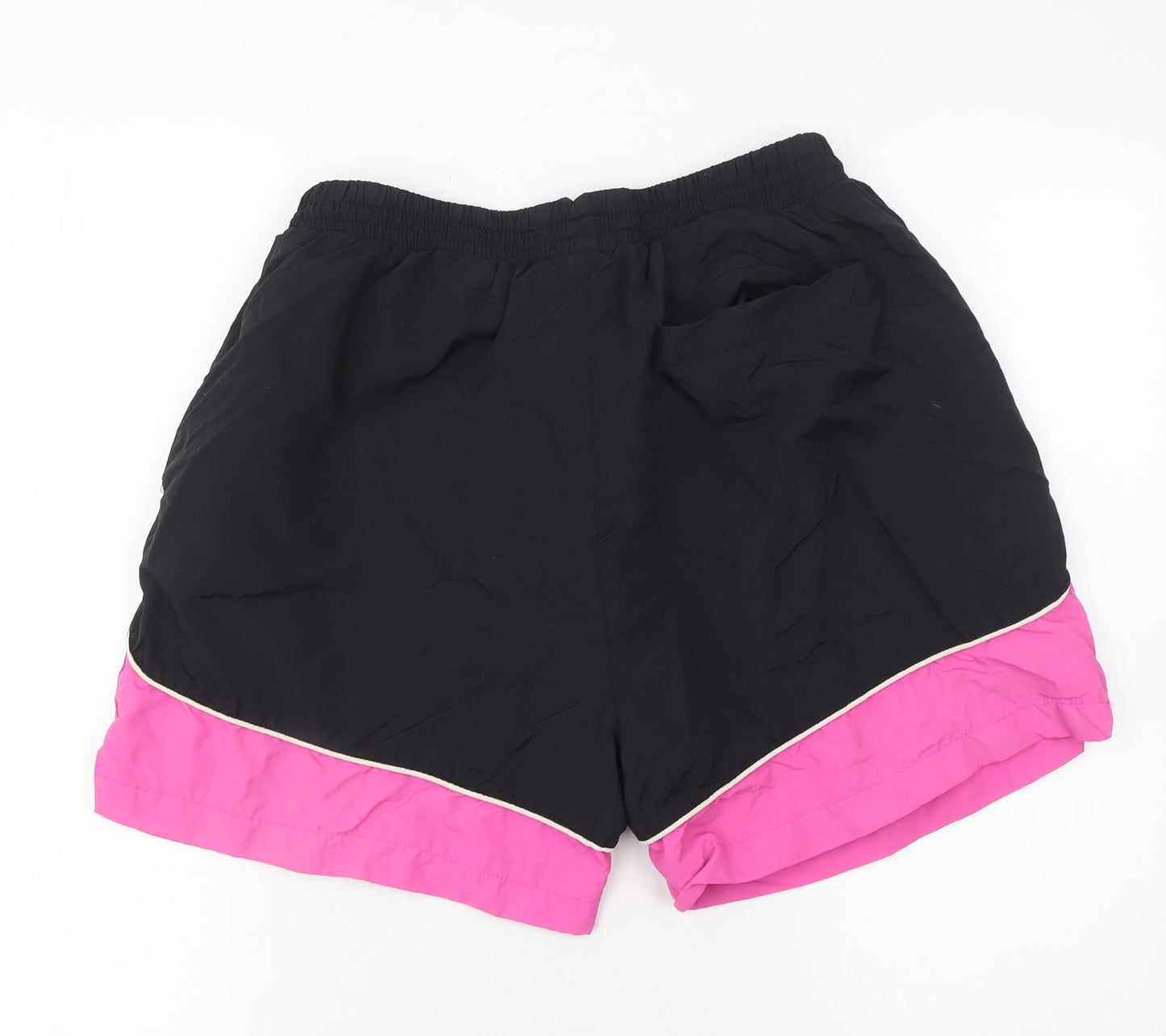 Night Addict Men's Black Pink XL Swim Shorts Nylon Blend