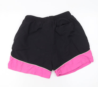 Night Addict Men's Black Pink XL Swim Shorts Nylon Blend