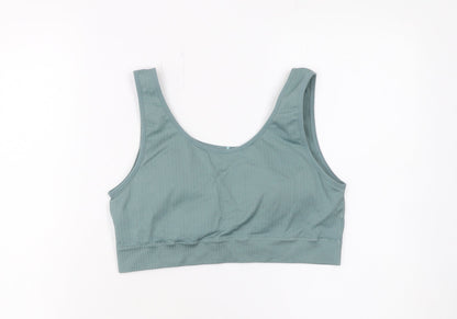 Womens UK Size L MNG Green Camisole Tank