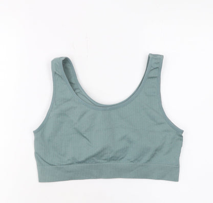 Womens UK Size L MNG Green Camisole Tank